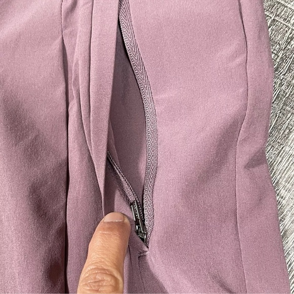 NWT Athleta Brooklyn Heights Wide Leg Pant Size 14 Flowy Mauve Casual - Picture 7 of 11